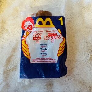 McDonalds Disney Pixar Toy Story 2 Woody 6" Figurine‎ #1 1999 NEW SEALED
